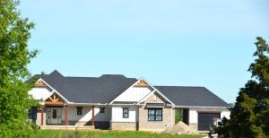 建築中の新築住宅